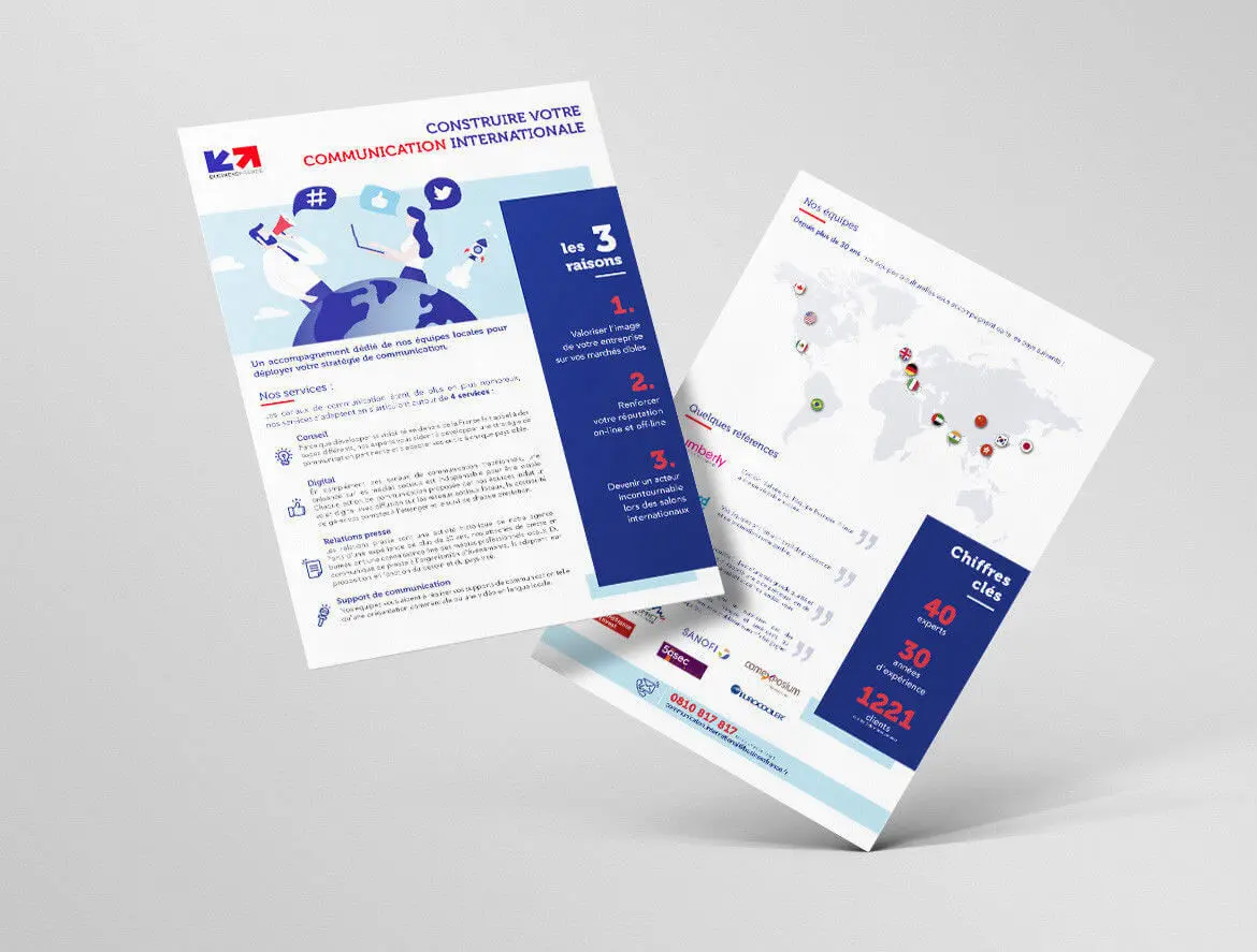 Fiche Produit Gamme Communication de Business France