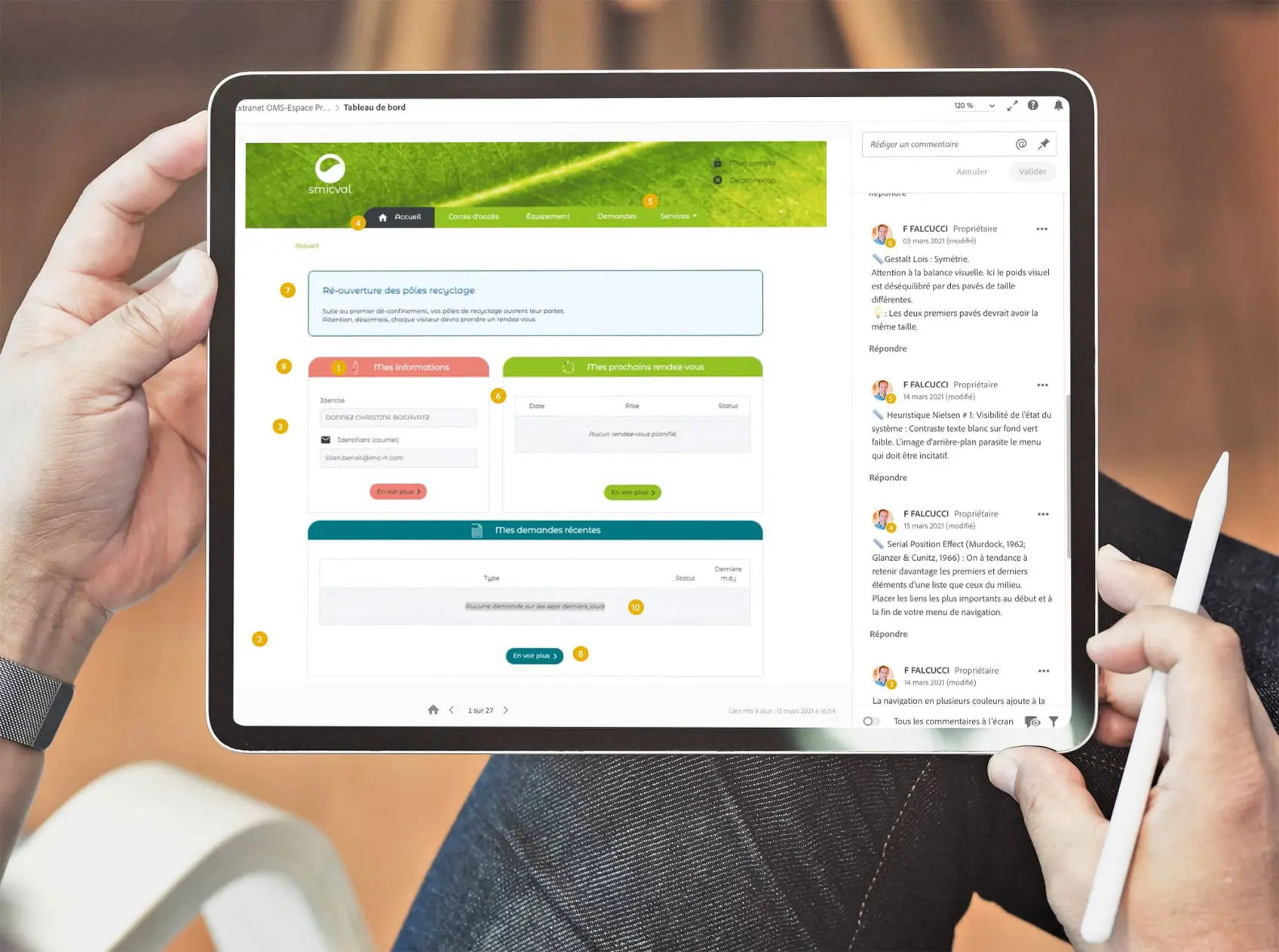 Audit ergonomique Outils Métiers Smicval