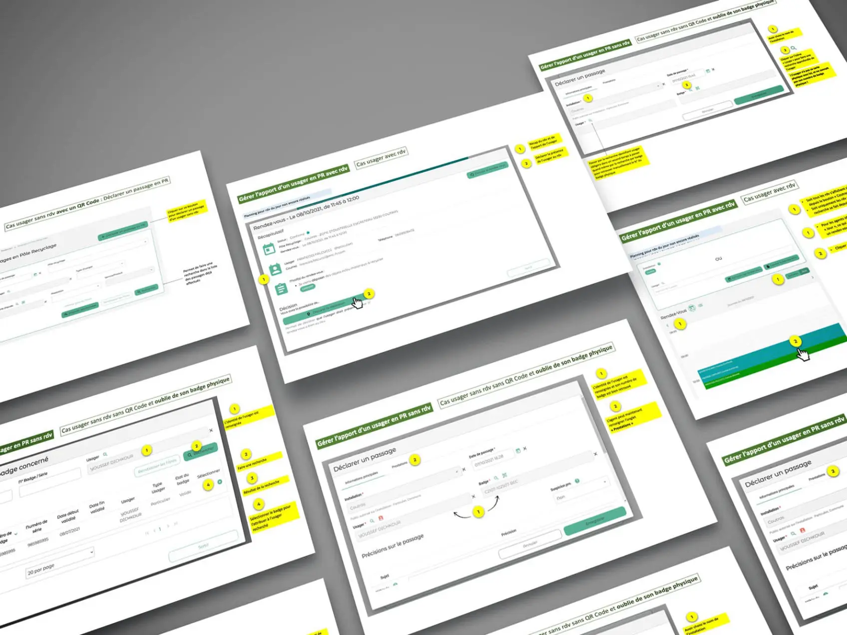 Exemple de test utilisateur pour le développement des outils numériques métier du Smicval